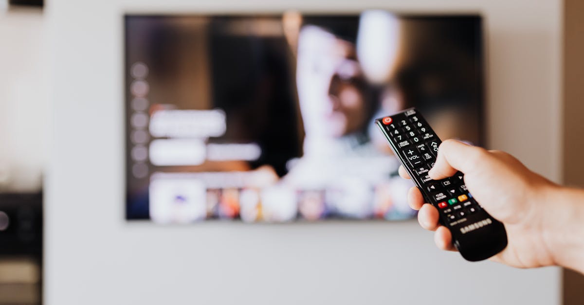 Streaming video content on a smart TV with remote control